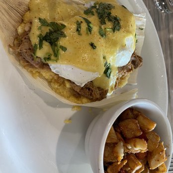 Hash Kitchen - Tamale Benedict - Breakfast & Brunch Near Me - Scottsdale, Arizona Hash Kitchen - Tamale Benedict - Breakfast & Brunch Near Me - Scottsdale, Arizona