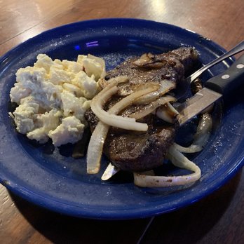 Buster's - Delicious steak and potato salad - American Near Me - Sun City, Kansas
