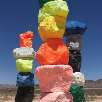 Seven Magic Mountains - Public Art Near Me - Las Vegas, Nevada Seven Magic Mountains - Public Art Near Me - Las Vegas, Nevada