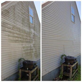 Let's Wash - Got this Snowville house cleaned up and ready to sell. - Pressure Washers Near Me - Radford, Virginia