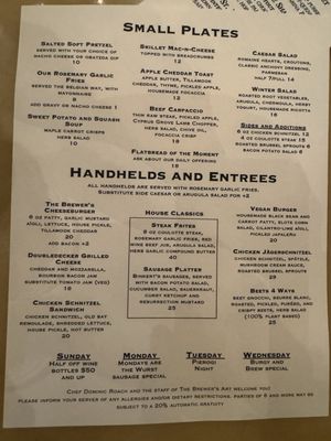 Menu photo 4 The Brewer's Art Baltimore, MD