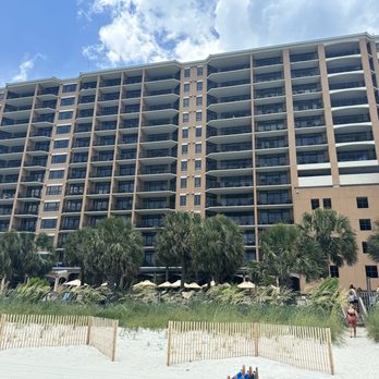 Island Vista Resort - View of resort from beach - Hotels Near Me - Myrtle Beach, South Carolina