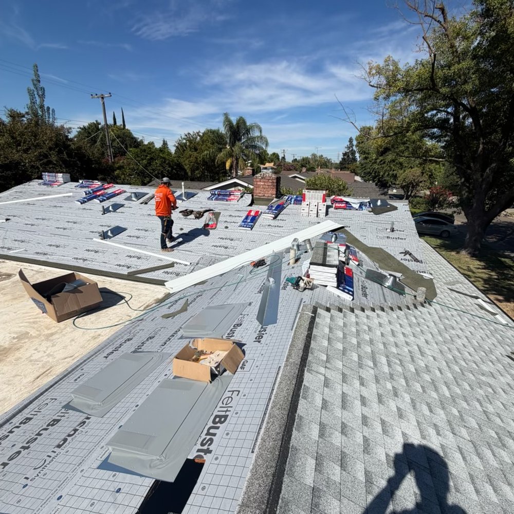 Ark Roofing & Construction - GAF Timberline HDZ RS shingles going on - Roofing Near Me Ark Roofing & Construction - GAF Timberline HDZ RS shingles going on - Roofing Near Me