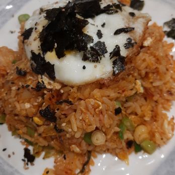Mandu Kimbob - kimchi fried rice - Korean Near Me - Annandale, Virginia Mandu Kimbob - kimchi fried rice - Korean Near Me - Annandale, Virginia