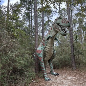 Dinosaurs In The Woods - Public Art Near Me - Elberta, Alabama Dinosaurs In The Woods - Public Art Near Me - Elberta, Alabama