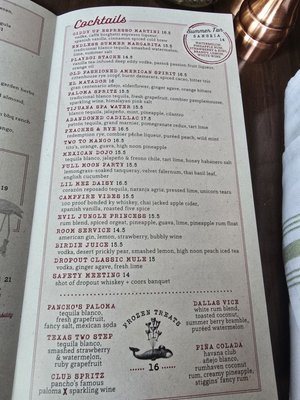 Menu photo 1 Culinary Dropout Dallas, TX Menu photo 1 Culinary Dropout Dallas, TX