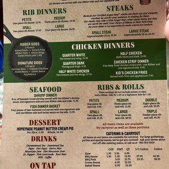 The Scioto Ribber - Menu - New American Near Me - Portsmouth, Ohio The Scioto Ribber - Menu - New American Near Me - Portsmouth, Ohio