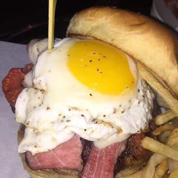 Yard House - pastrami burger - New American Near Me - Costa Mesa, California