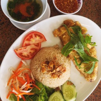 Thuong An Lac - Hainan Chicken over rice - Vegan Near Me - Honolulu, Hawaii
