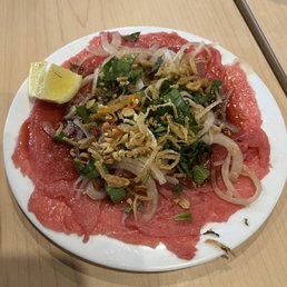 Beef carpaccio Beef carpaccio