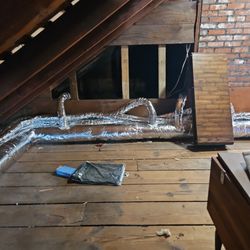 Dimatic Control - Unico High Velocity system duct install in Montclair NJ