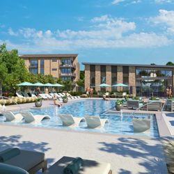Axis Grand Crossing by Sherman Residential - Swimming Pool and Lounge