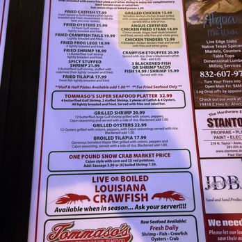 Tommasos Italian Grill - Italian Near Me - Alvin, Texas