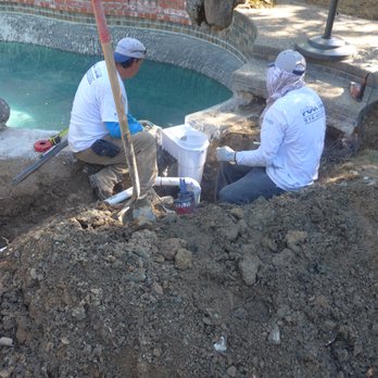 Pool Time Pool & Spa - setting in new skimmer - Pool Cleaners Near Me - Rancho Cordova, California