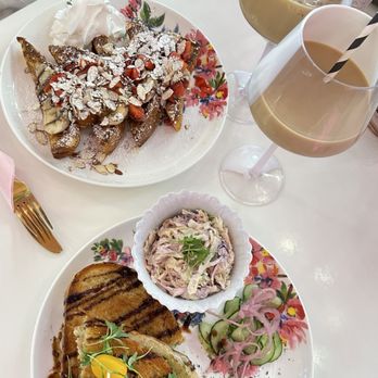 Mrs Coco - French toast and Italian pesto panini with turkey and sourdough bread - Cafes Near Me - Henderson, Nevada