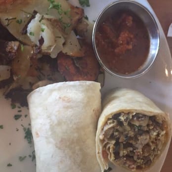 Plums Cafe - The breakfast burrito - Breakfast & Brunch Near Me - Costa Mesa, California
