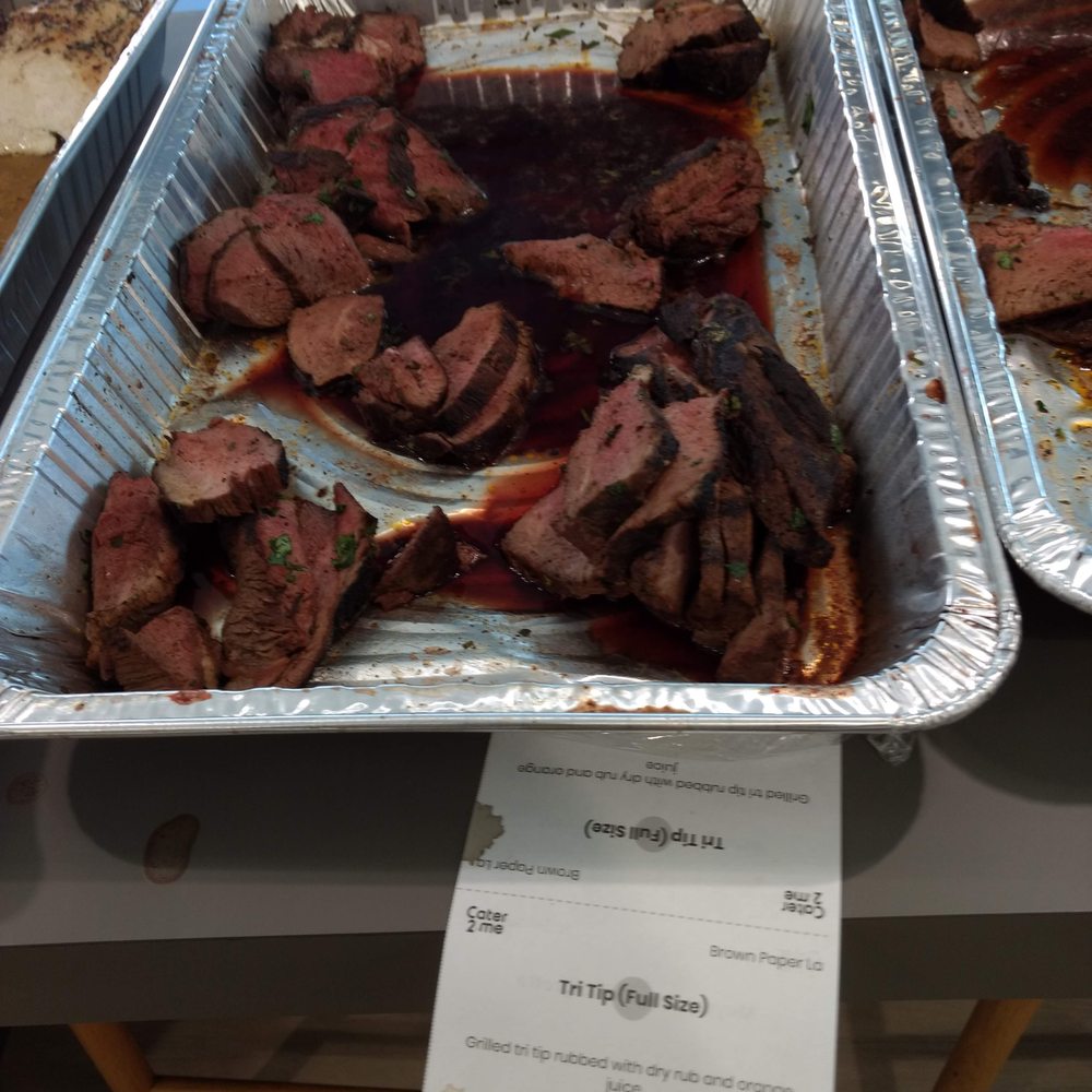Brown Paper LA - juicy rare to medium rare tri tip - Caterers Near Me Brown Paper LA - juicy rare to medium rare tri tip - Caterers Near Me