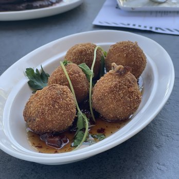 ARLO - Side of bacon fritters - SO GOOD that we ordered a second - New American Near Me - San Diego, California ARLO - Side of bacon fritters - SO GOOD that we ordered a second - New American Near Me - San Diego, California