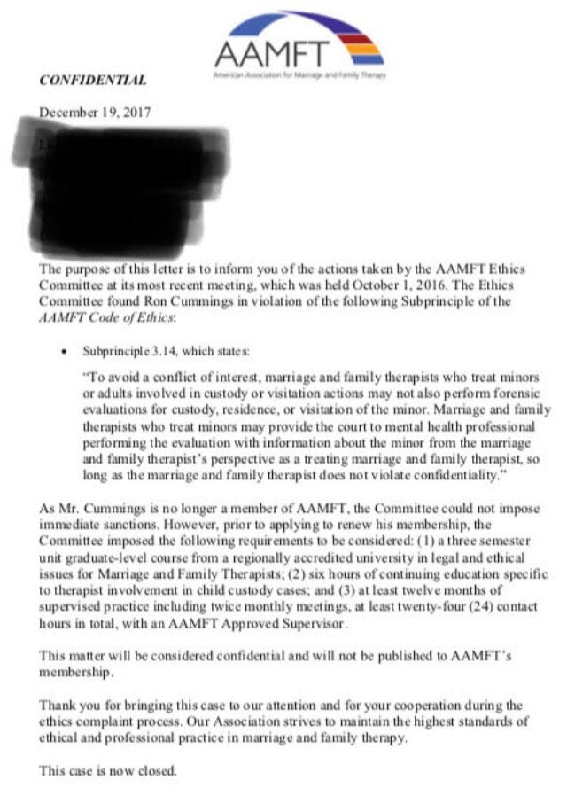 Ron Cummings, MFT LADC - grief counselor in Reno, NV