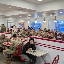 The whole army was there The whole army was there