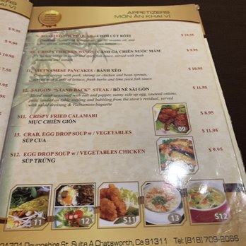 Pho Saigon 1 - Menu - Vietnamese Near Me - Chatsworth, California Pho Saigon 1 - Menu - Vietnamese Near Me - Chatsworth, California