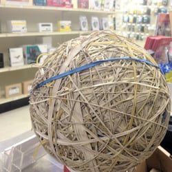 Santa Cruz Electronics - The Epic Rubberband Ball - for every happy customer, one rubber band is added.