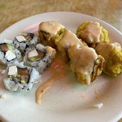 Tokyo Grill Sushi & Supreme Buffet - Philadelphia Sushi Roll and Shrimp Tempura Roll