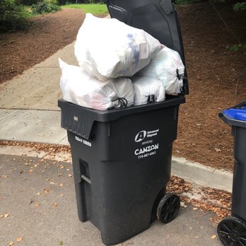 WM - Atlanta North Hauling - This is what my trash looks like that they did not pick up. Really? - Junk Removal & Hauling Near Me - Ball Ground, Georgia WM - Atlanta North Hauling - This is what my trash looks like that they did not pick up. Really? - Junk Removal & Hauling Near Me - Ball Ground, Georgia