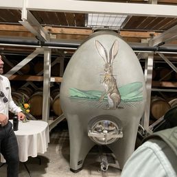 Wine egg storage