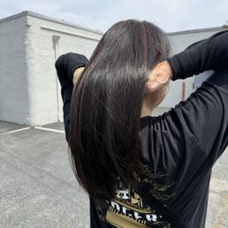 My mom's hair