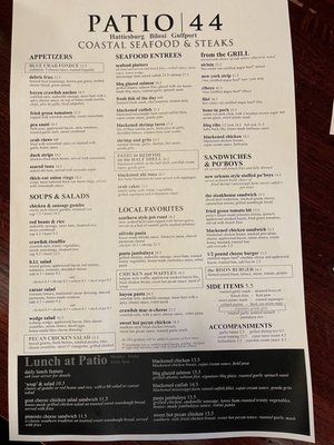 Menu photo 6 Patio 44 Gulfport Gulfport, MS Menu photo 6 Patio 44 Gulfport Gulfport, MS