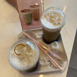 Cafe Lola - Brown Sugar Freddo with oat milk.