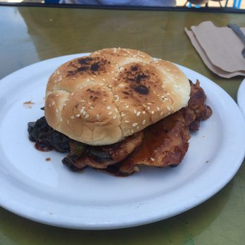 Green New American Vegetarian - BBQ sandwich !  Yum!! - Vegan Near Me - Phoenix, Arizona