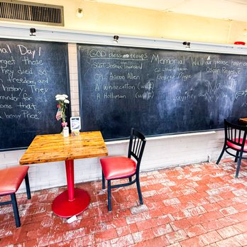 Birkholm's Bakery & Cafe - Board in dining area dedicated this time to the Memorial Day remembrances - very touching! - Bakeries Near Me - Solvang, California
