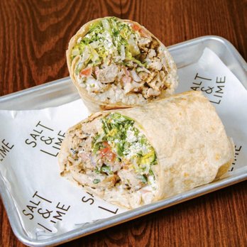 Salt  + Lime - Chicken burrito - Mexican Near Me - Del Mar, California
