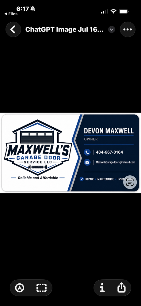 Maxwell’s Garage Door Service - Garage Door Contractor in Nottingham, PA