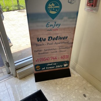 Enjoy Cafe - Delivery details - Cafes Near Me - Hollywood, Florida Enjoy Cafe - Delivery details - Cafes Near Me - Hollywood, Florida