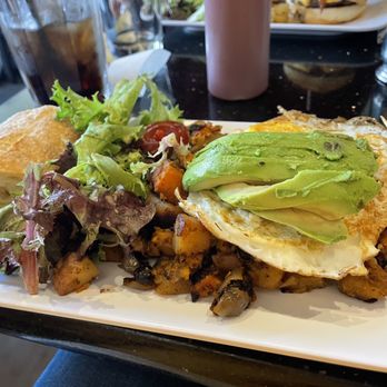 The Feve - Vegetarian hash and eggs, wow!!! - Bars Near Me - Oberlin, Ohio