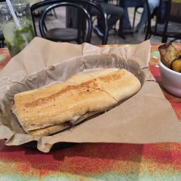 Cuban, sweet plantains, mojito. Cuban, sweet plantains, mojito.