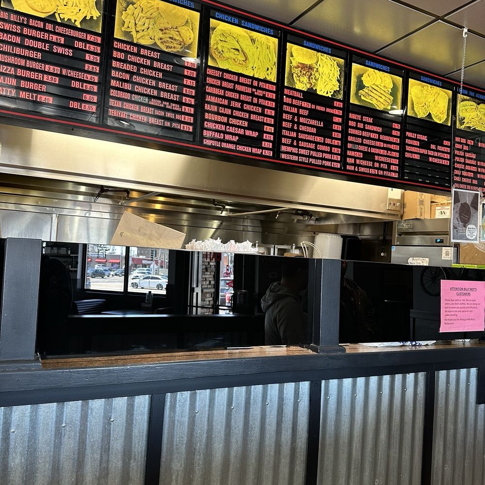 Billy Boy's - menus on the wall - Barbeque Near Me - Oak Lawn, Illinois Billy Boy's - menus on the wall - Barbeque Near Me - Oak Lawn, Illinois