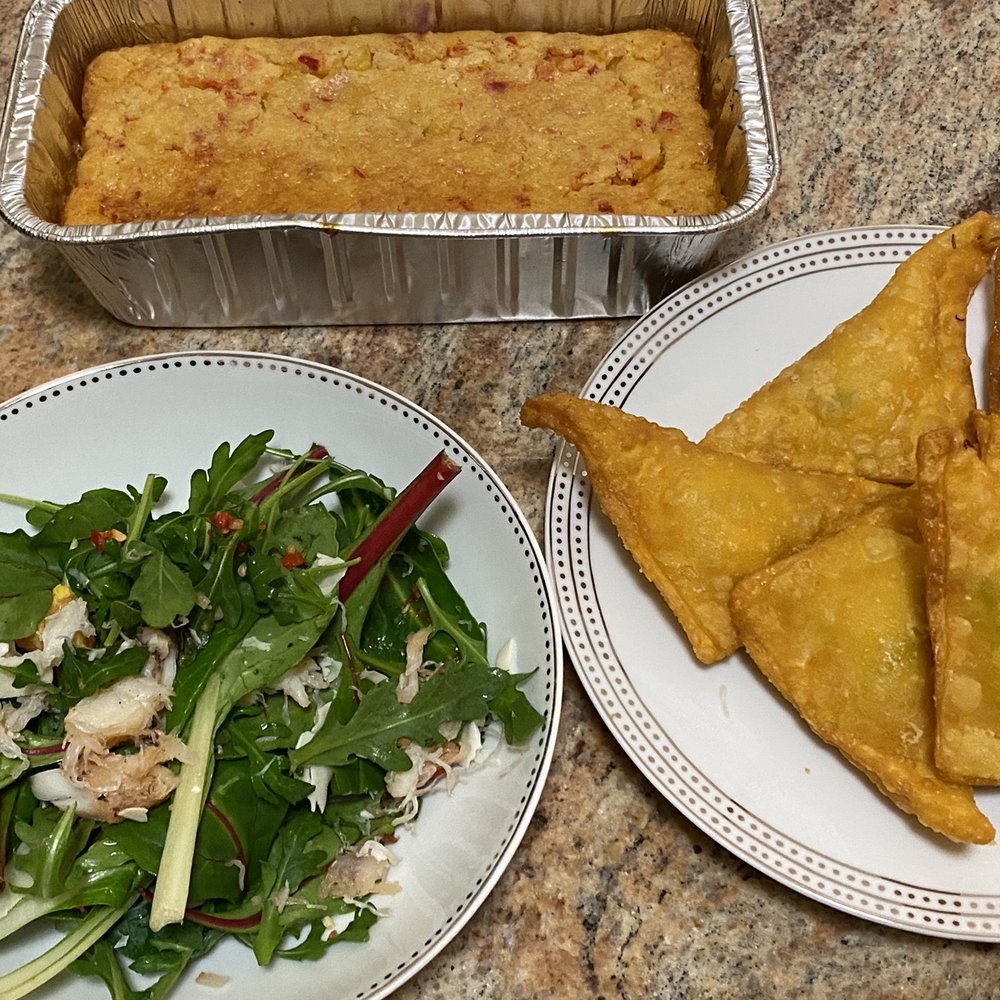 ChiliCali - Sides - crab cornbread, crab Rangoon and crab salad - Pop-Up Restaurants Near Me - San Francisco, California ChiliCali - Sides - crab cornbread, crab Rangoon and crab salad - Pop-Up Restaurants Near Me - San Francisco, California
