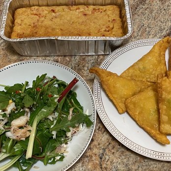ChiliCali - Sides - crab cornbread, crab Rangoon and crab salad - Pop-Up Restaurants Near Me - San Francisco, California ChiliCali - Sides - crab cornbread, crab Rangoon and crab salad - Pop-Up Restaurants Near Me - San Francisco, California