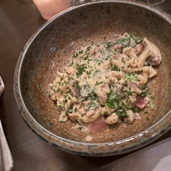 Heritage - a bowl of pasta and a fork on a table - New American Near Me - Richmond, Virginia Heritage - a bowl of pasta and a fork on a table - New American Near Me - Richmond, Virginia