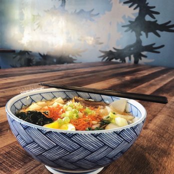 Kululu Cafe - a bowl of food with chopsticks - Japanese Near Me - Squamish, British Columbia