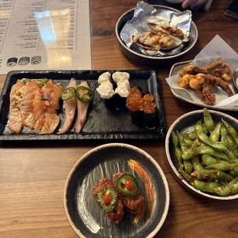 Mad For Sushi - Edamame, crispy rice, baked mussel, calamari - Sushi Bars Near Me - Dublin, California Mad For Sushi - Edamame, crispy rice, baked mussel, calamari - Sushi Bars Near Me - Dublin, California