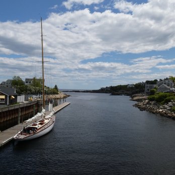 Ogunquit Town of - Ogunquit on the left looking out to Perkins Cove - taken from the Footbridge - Local Flavor Near Me - Ogunquit, Maine Ogunquit Town of - Ogunquit on the left looking out to Perkins Cove - taken from the Footbridge - Local Flavor Near Me - Ogunquit, Maine