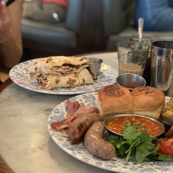Dishoom - Bacon & Egg Naan Roll (back), The Big Bombay - Indian Near Me - London, XGL Dishoom - Bacon & Egg Naan Roll (back), The Big Bombay - Indian Near Me - London, XGL