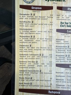 Menu photo 3 Gasthaus Bavarian Hunter Stillwater, MN