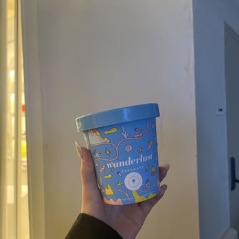 Wanderlust Creamery - pint of black sesame cookies & cream - Ice Cream & Frozen Yogurt Near Me - Los Angeles, California