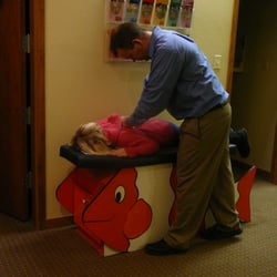 Rocky Mountain Chiropractic & Sports Injury Centers - We have a special "Little Nemo" child adjusting table for Pediatric Chiropractic Care.  Children need a healthy spine too!